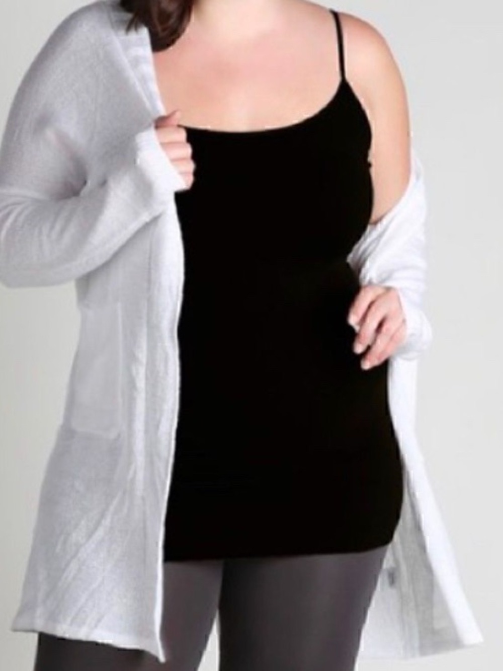 Nikibiki Classic Black Camisole Top For Everyday Layering - One Size Plus NWT